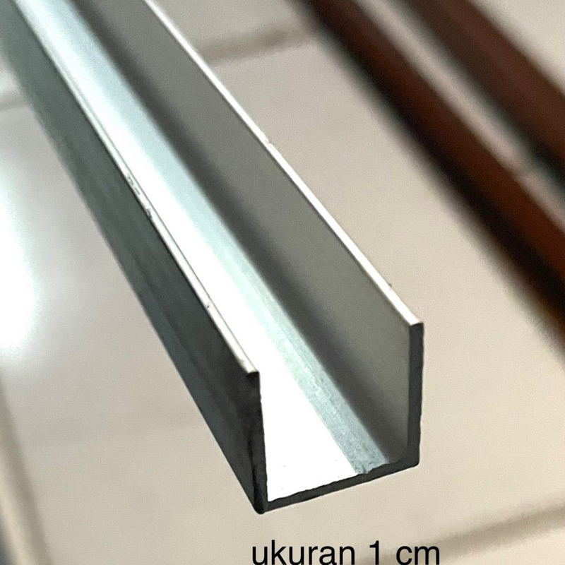 List U alumunium 1 cm U list plafon