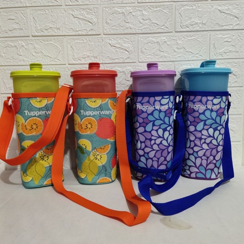 Slimeline 2 Liter botol tupperware botol 2liter botol petak botol minum tupperware