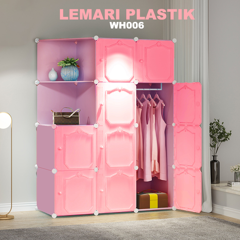 Lemari Plastik - Lemari 10 Pintu dan Lemari Plastik 25 Pintu Multifungsi Anti Reyot - Worlddekor