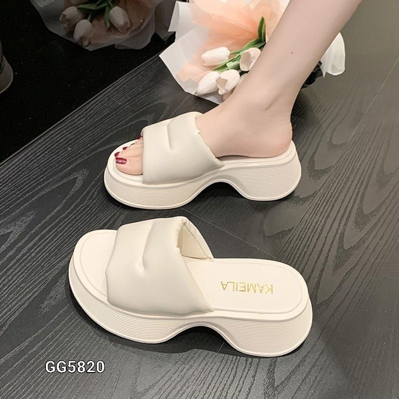 SANDALS SLOP BOTTOM CHIFON KOREA GG5820