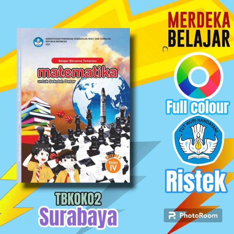 BUKU MATEMATIKA SD KELAS 4 VOLUME 2 KURIKULUM MERDEKA SEKOLAH PENGGERAK 2023