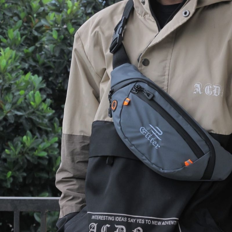 Slingbag eliter kondura bimo hitam professional anti air