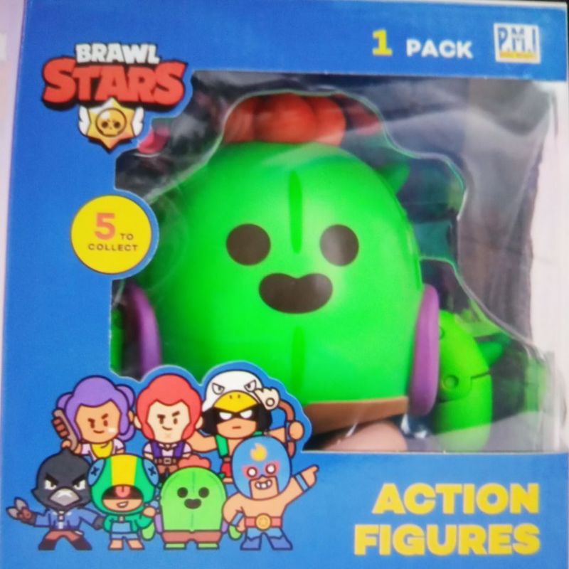 mainan action figure brawl stars spike