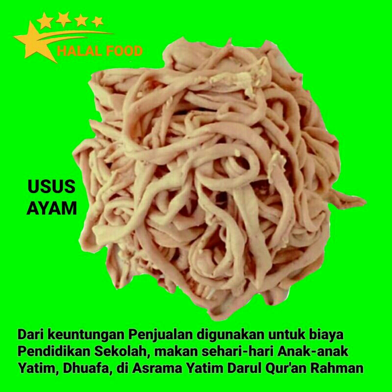 Usus Ayam Mentah Segar 1 Kg