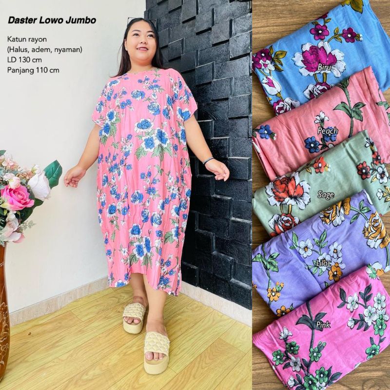 Daster Lowo JUMBO Katun Rayon //JF316