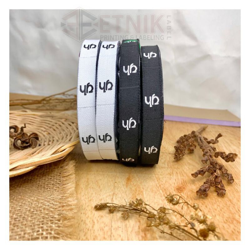 

1,5x6 cm label woven rajut label woven bordir label baju label fashion