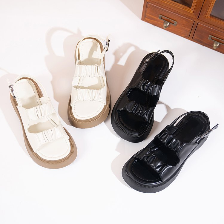 [DUNIA FASHION] DF 643 Sandal Wedges Sandal Tali Wanita Korea Import Premium Quality