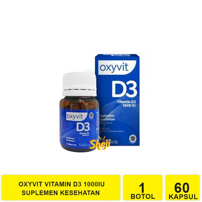 OXYVIT VITAMIN D3 ISI 60 KAPSUL