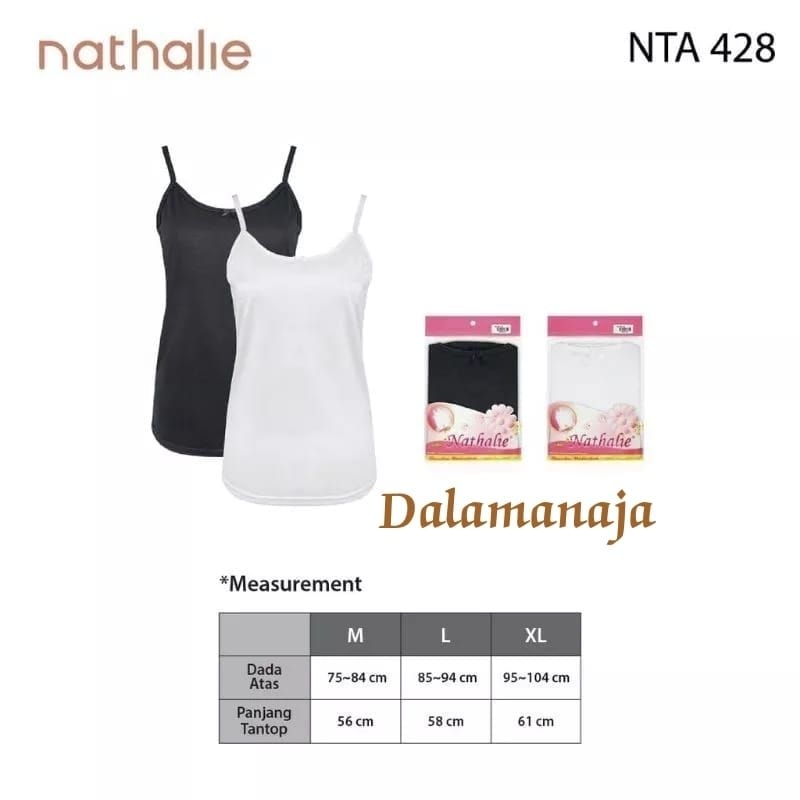 Nathalie Camisol Tanktop Wanita NTA 428 Kaos dalam wanita Polos