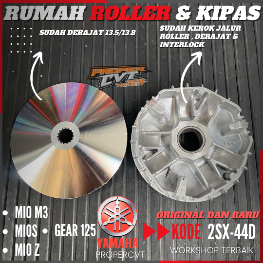 RUMAH ROLLER MIO M3 KIPAS MIO M3 CUSTOM RACING RUMAH ROLLER CUSTOM PULLY Pulley Custom MIO M3 MIO Z 
