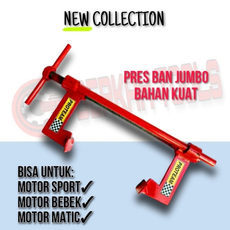 Alat pres ban motor super jumbo Lebar kuat pres ban tubles