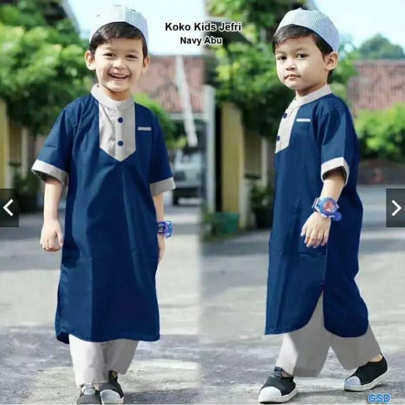 SETELAN MUSLIM ANAK JEFRI KEKINIAN TREND UMUR 1-11 THN