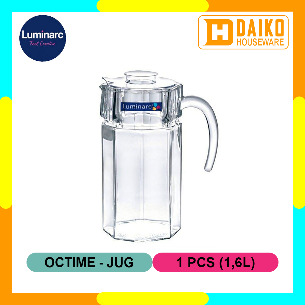 Teko Luminarc Octime Jug 1,6 L - Pitcher Minuman Original Luminarc