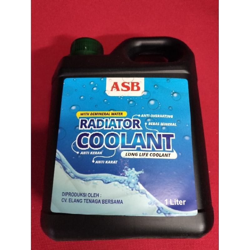 AIR RADIATOR / RADIATOR COOLANT GREEN HIJAU 1L / 1 LITER  ASB