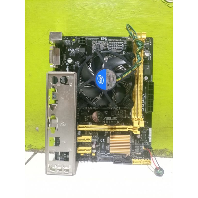 Paketan Motherboard H81 Asus Gigabyte Intel Core i3 Haswell Plus Fan