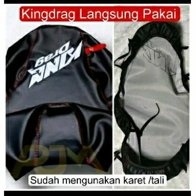 Cover  jok motor Kingdrag pakai Karet