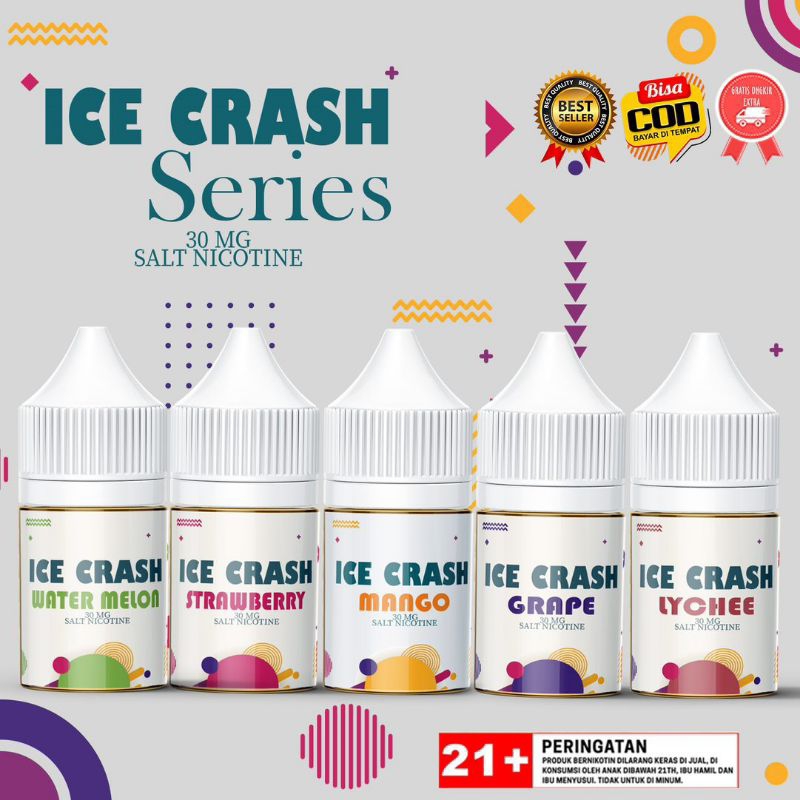 PROMO NEW PRODUK LIQUID SALT NIC ICE CRASH