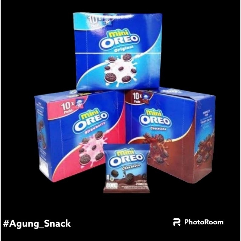 

Oreo Mini Varian Rasa | 1 Box Isi 10 bungkus @20.4 gram