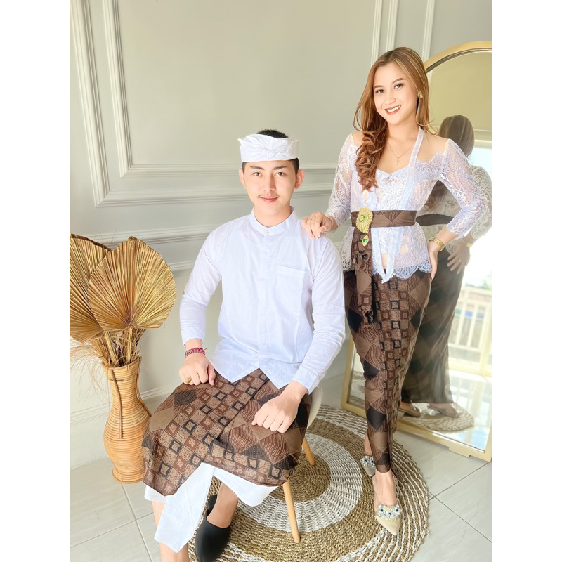 Set couple batik indigo