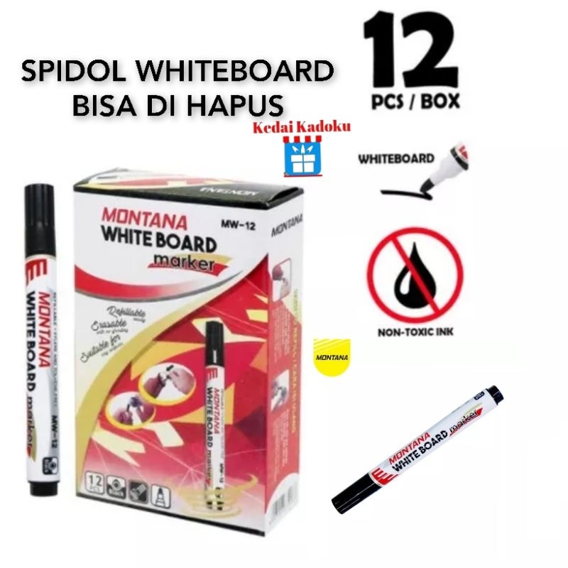 

Spido Montanal Whiteboard MW 12 untuk Papsn Tulis Bisa Di Hapus