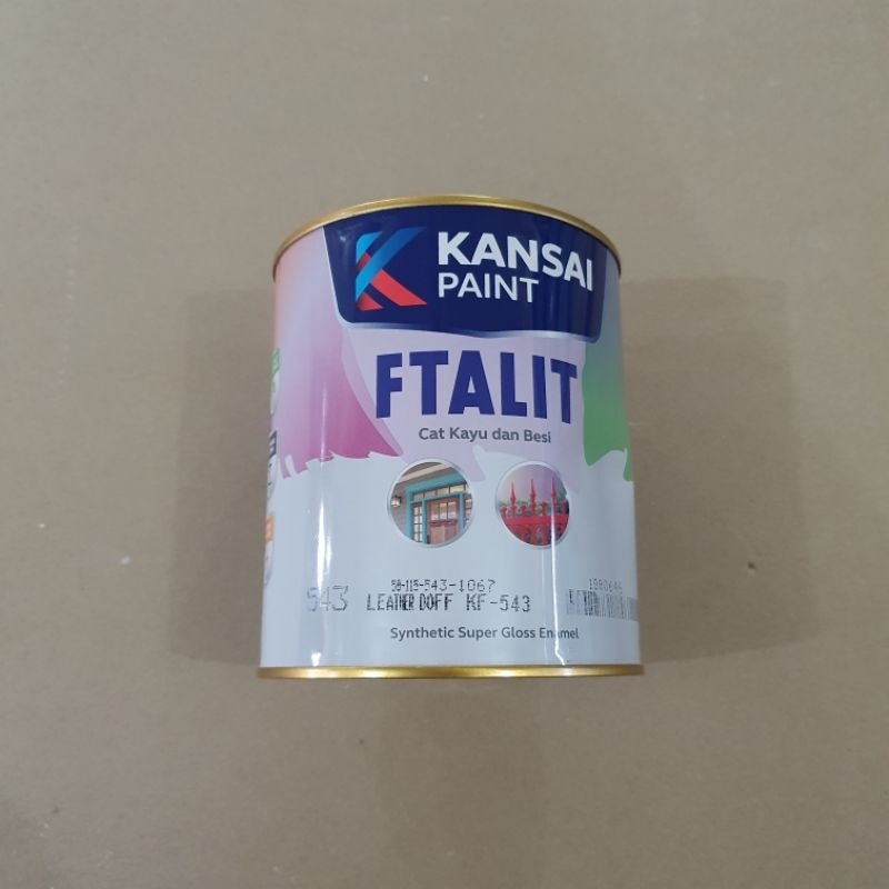 

Cat Ftalit Leather Doff-543 / Cat Minyak / Cat kayu / Cat Besi - 1 KG