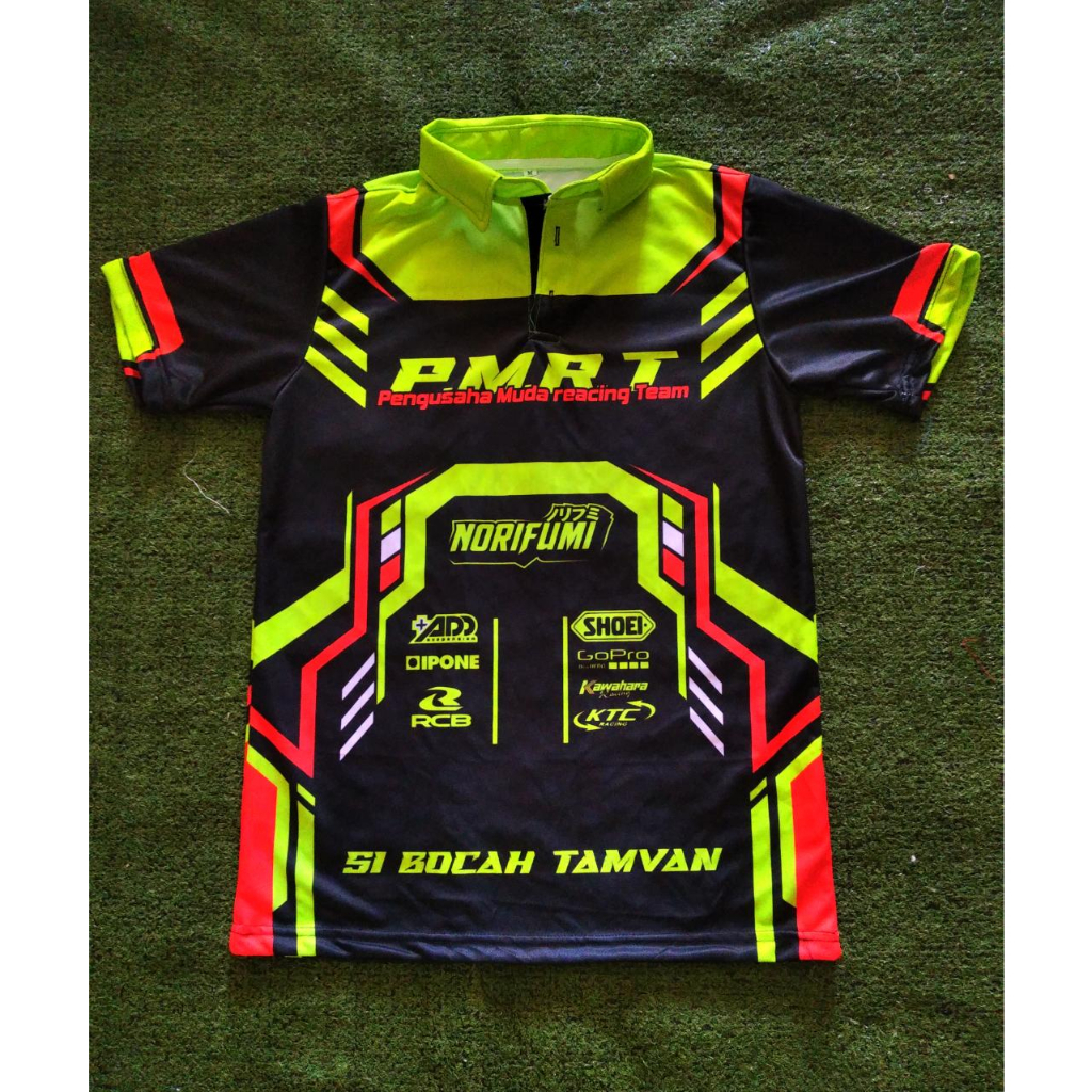JERSEY RACING TEAM FULL PRINTING| Desain bisa Request Tambah Nama Dan Nomor Baju Team Balap