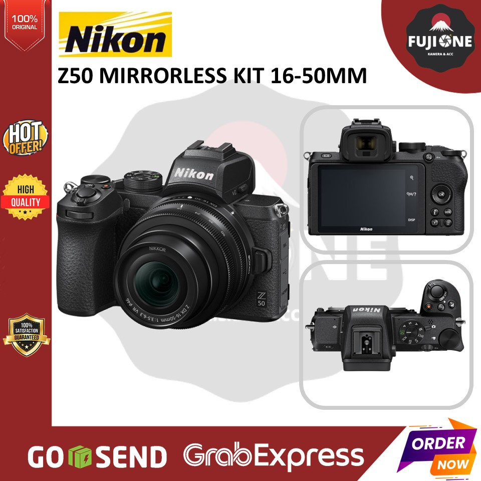 NIKON Z50 Kit 16-50mm Mirrorless Digital Kamera - Garansi Resmi