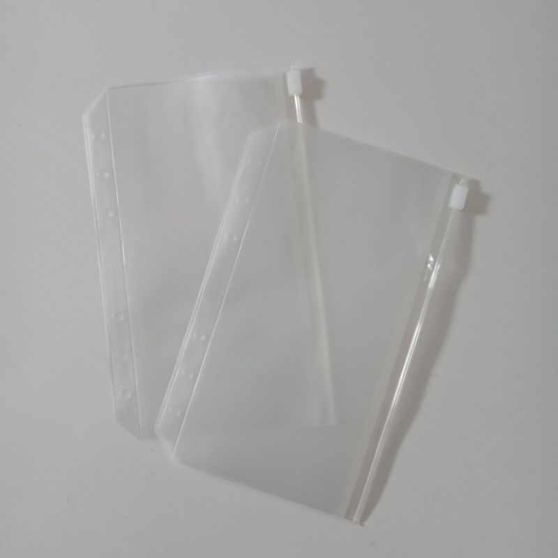 

ziplock divider sleeve loose leaf a6