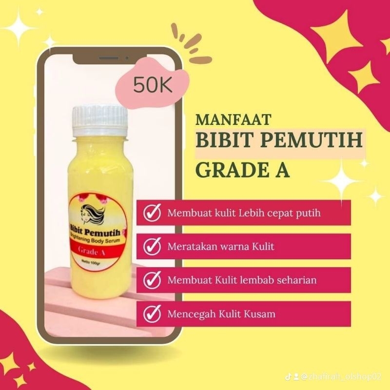 BIBIT PEMUTIH GRADE A