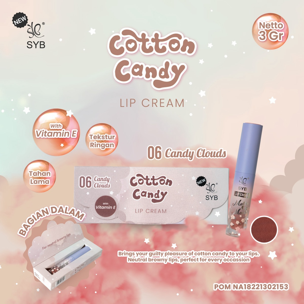 SYB LIP CREAM COTTON CANDY