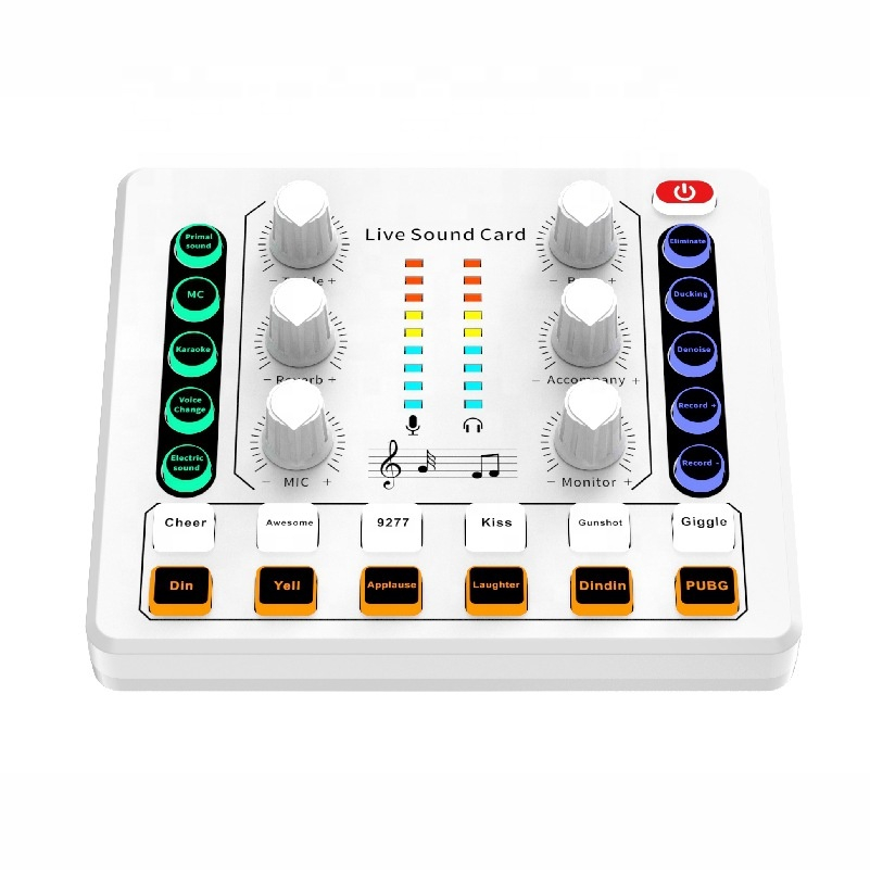 Soundcard M8 Mixer Bluetooth sound card Audio USB External