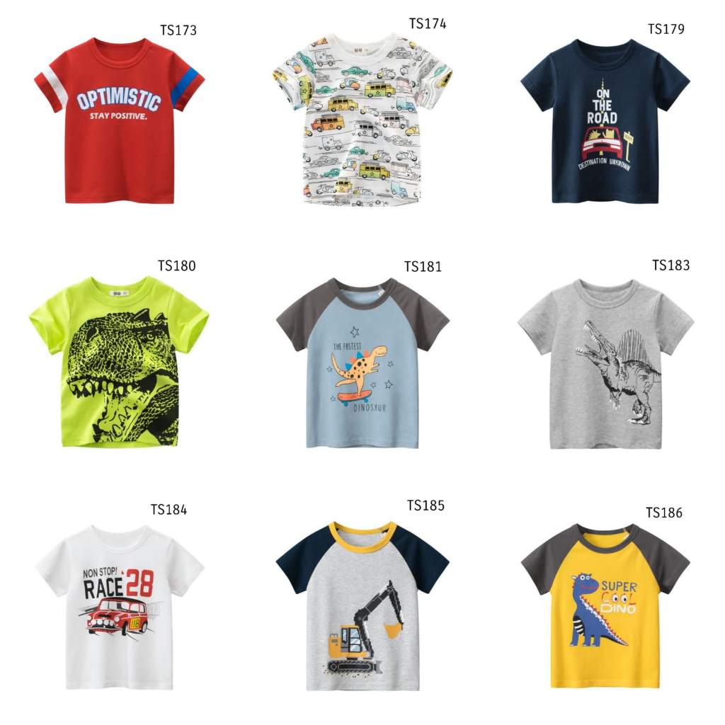 KIDZ BALI - KAOS ANAK LAKI LAKI IMPORT MOTIF TERBARU - TSHIRT ANAK LAKI PREMIUM