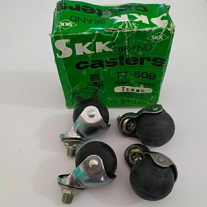 Roda Karet Caster SKK Brand Japan Hijau TT-50B