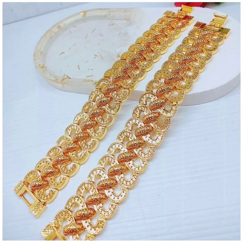 GELANG DUBAI LAPIS EMAS 24K harga 1 pcs