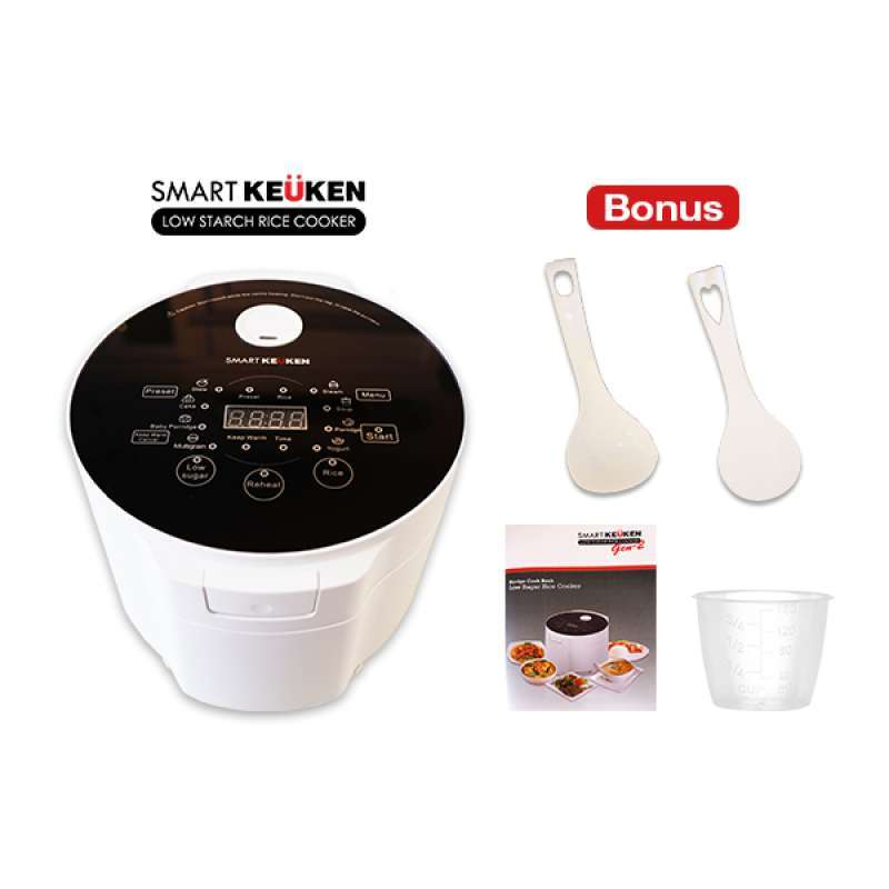 SMART KEUKEN Gen 2 Rice Cooker Low Carbo Rendah Karbo Ricecooker Low Carb Slow Cooker Presto