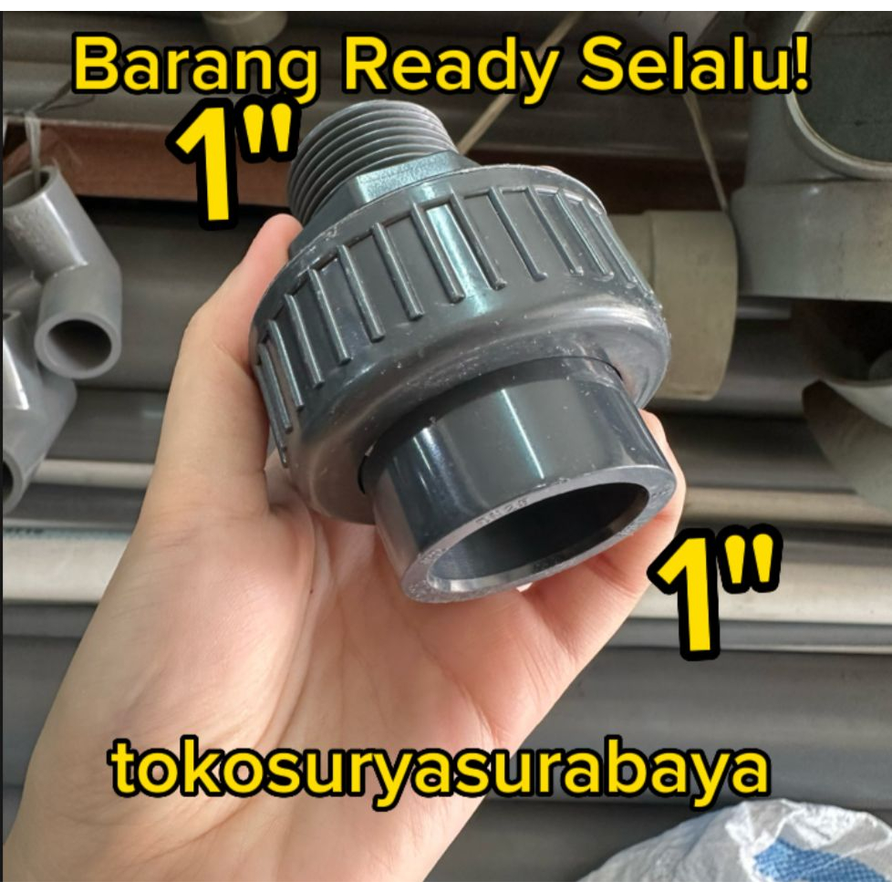 REKOMENDASI SELLER WATERMUR DRAT LUAR 1" x 1" WATERMUR  1" SOK DRAT LUAR 1" WATERMUR FILTER AIR 1" W