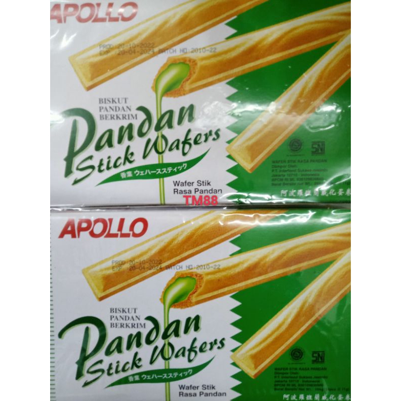 

APOLLO STICK WAFERS PRODUK MALAYSIA 1 PACK ISI 24