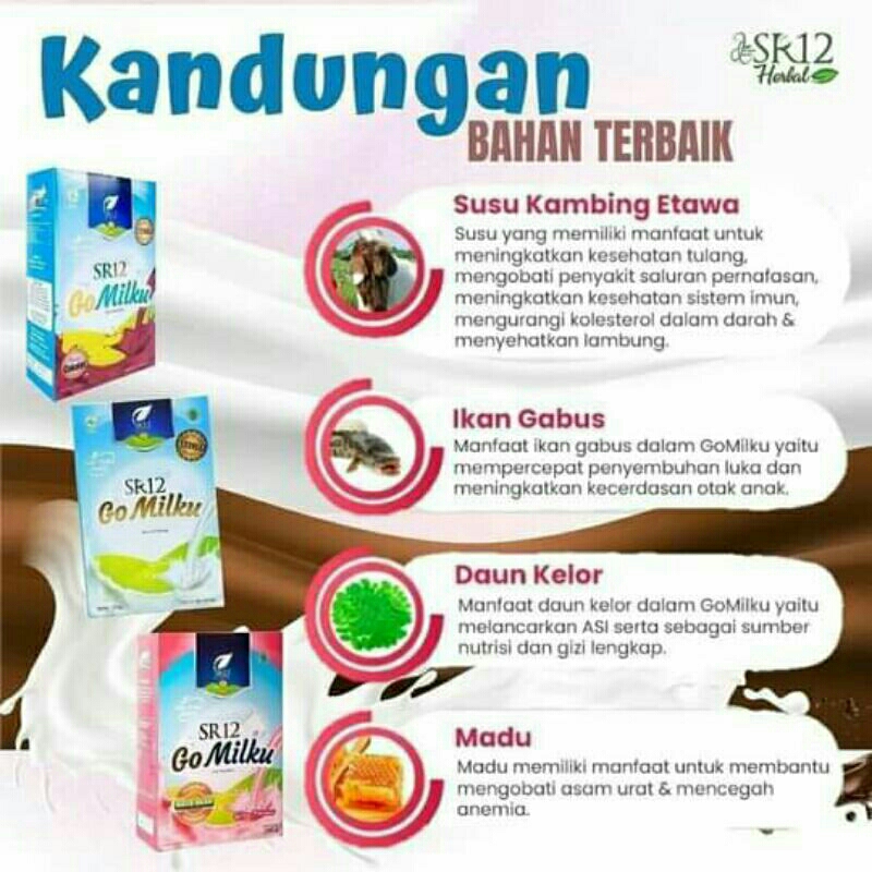 

susu kambing go milku SR12