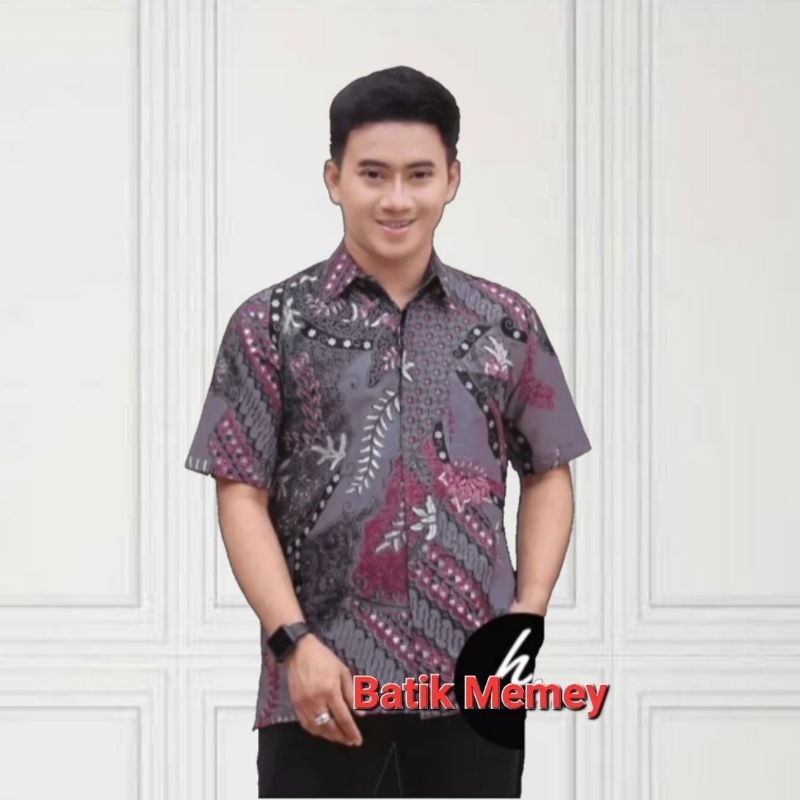 Kemaja Batik Modern 2021 Lengan Panjang | Atasan Batik Pria Reguler Fit | Hem Batik Masa Kini | Baju Batik Kerja | Kemeja Batik Terbaru 2021 Mewah | Atasan Batik Pria Eksklusif | Batik Pria Jumbo Original Batik Pekalongan| MURAI SERIES Modern