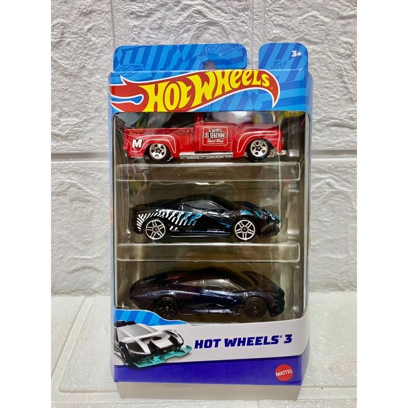 Hot Wheels 3 Cars Pack (Random) - Mainan Mobil Anak isi 3