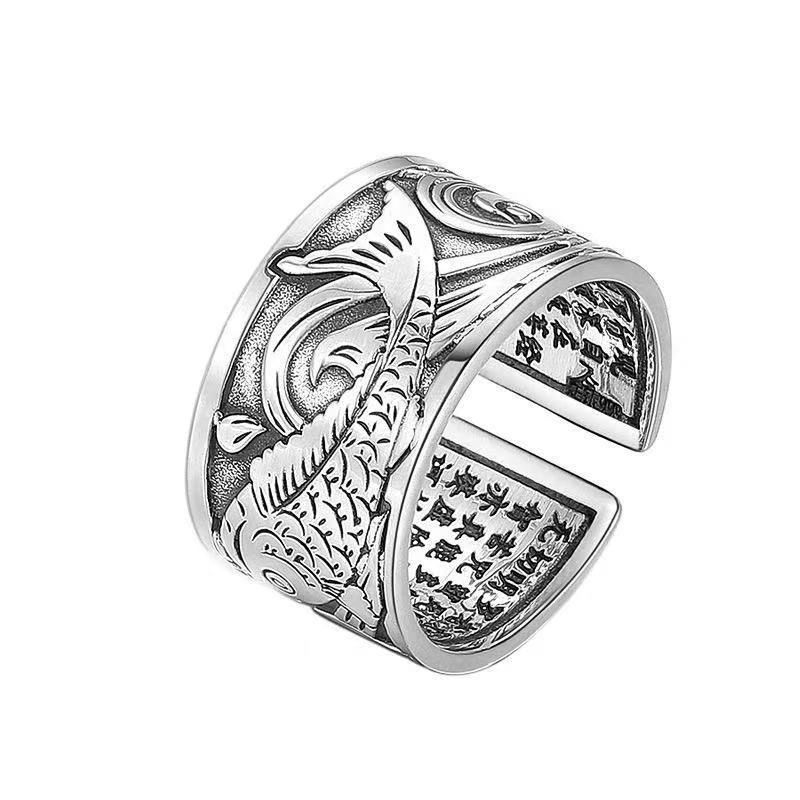 Cincin Justyble Motif Ikan Cincin Pria Elegan