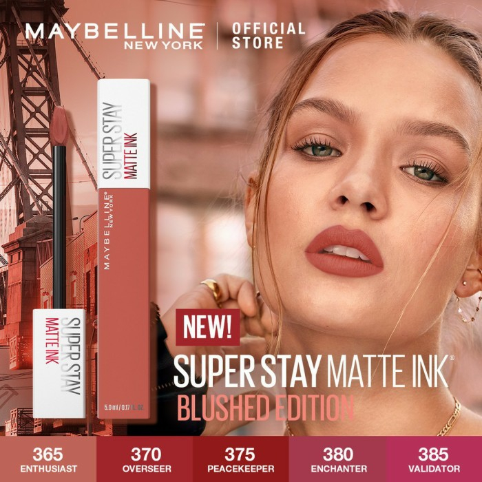 Maybelline Superstay Matte Ink Liquid Matte Lipstick Waterproof Make Up Transferproof Tahan 16 Jam