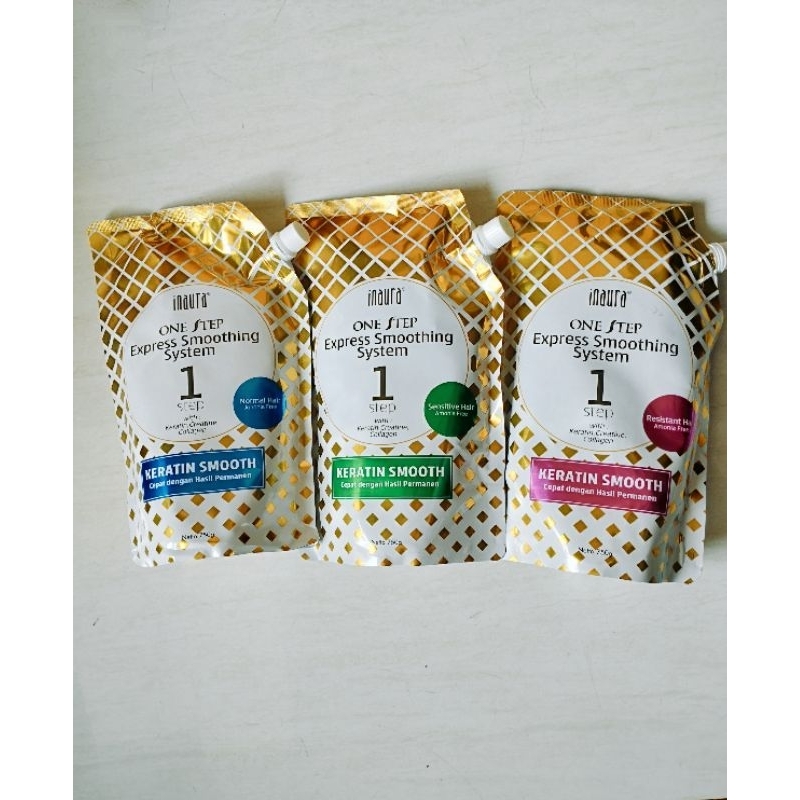 INAURA Express Smoothing Relaxer Cream Step 1 - Pelurus Rambut