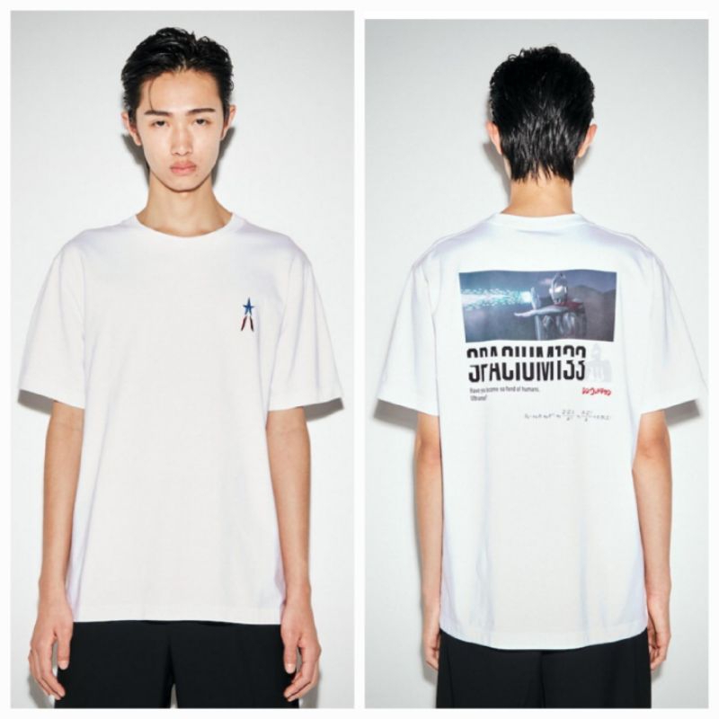 KAOS UT UNIQLO SHIN ULTRAMAN PUTIH BARU ASLI ORIGINAL