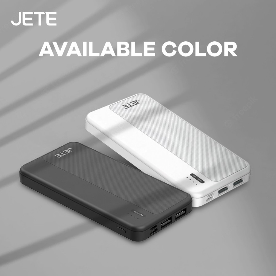 JETE C7 Power Bank 10000 mAh Smart IQ Dual Output USB