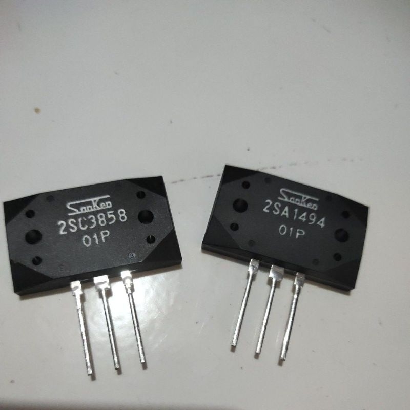 transistor final Sanken 1494 / 3858 sepasang Watt besar
