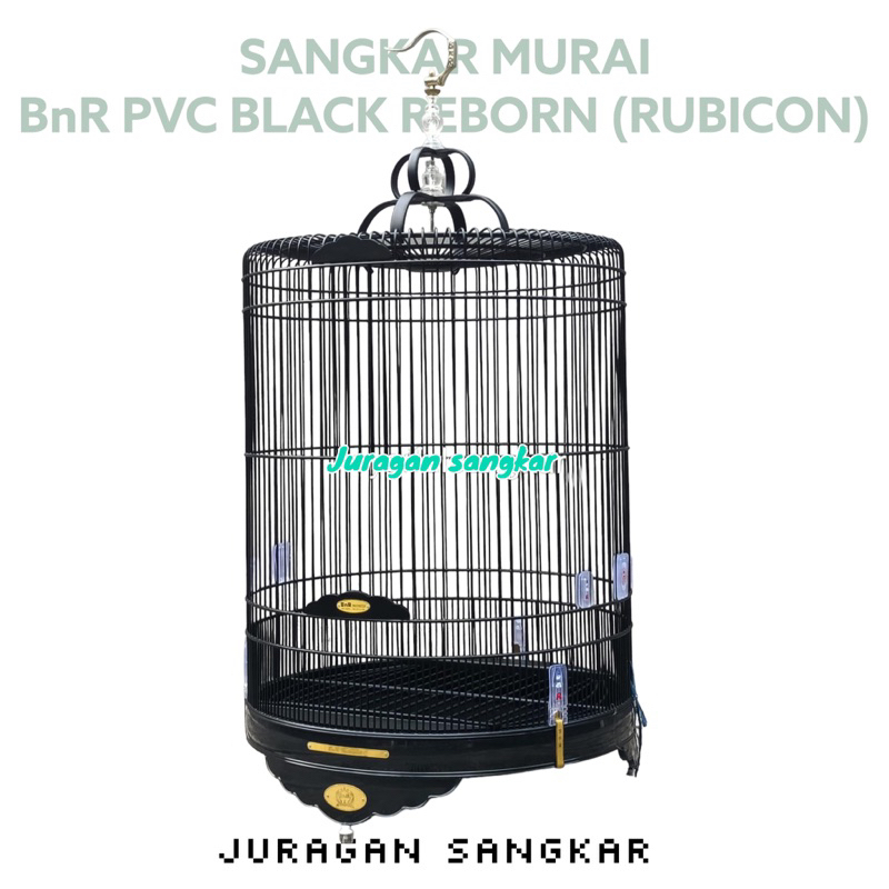 SANGKAR KANDANG MURAI BnR PVC BLACK REBORN RUBICON NO 2