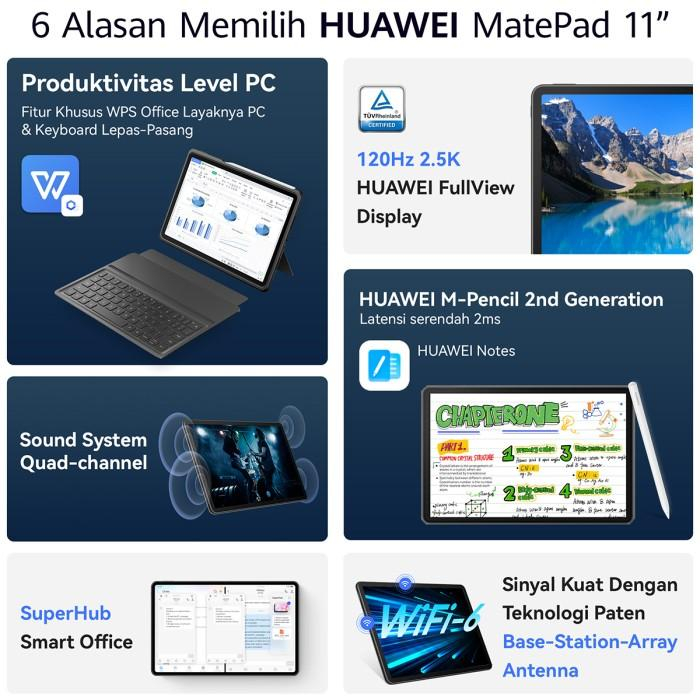 Tablet HUAWEI MatePad 11&quot; 2023 Tablet [6+128GB] | PC-Level Productivity | Garansi Resmi