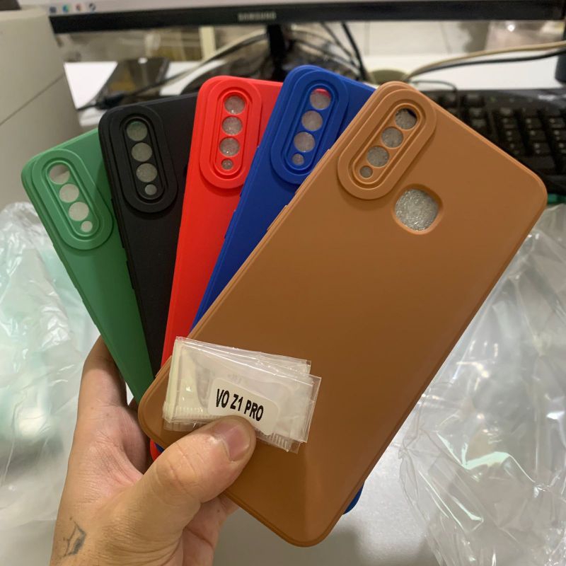 Case Vivo Z1 Pro - Softcase Procamera Full Cover Matte - UA