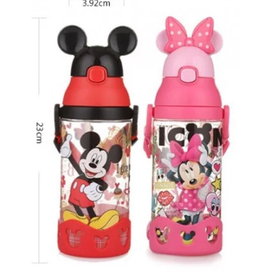 BOTOL MINUM ANAK MICKEY DAN MINNIE ORIGINAL WD4262 500ML